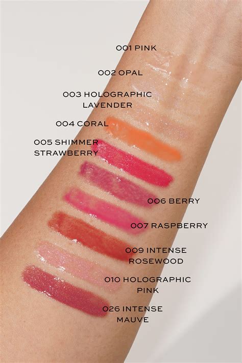 dior lip tint swatch|Dior lip oil all shades.